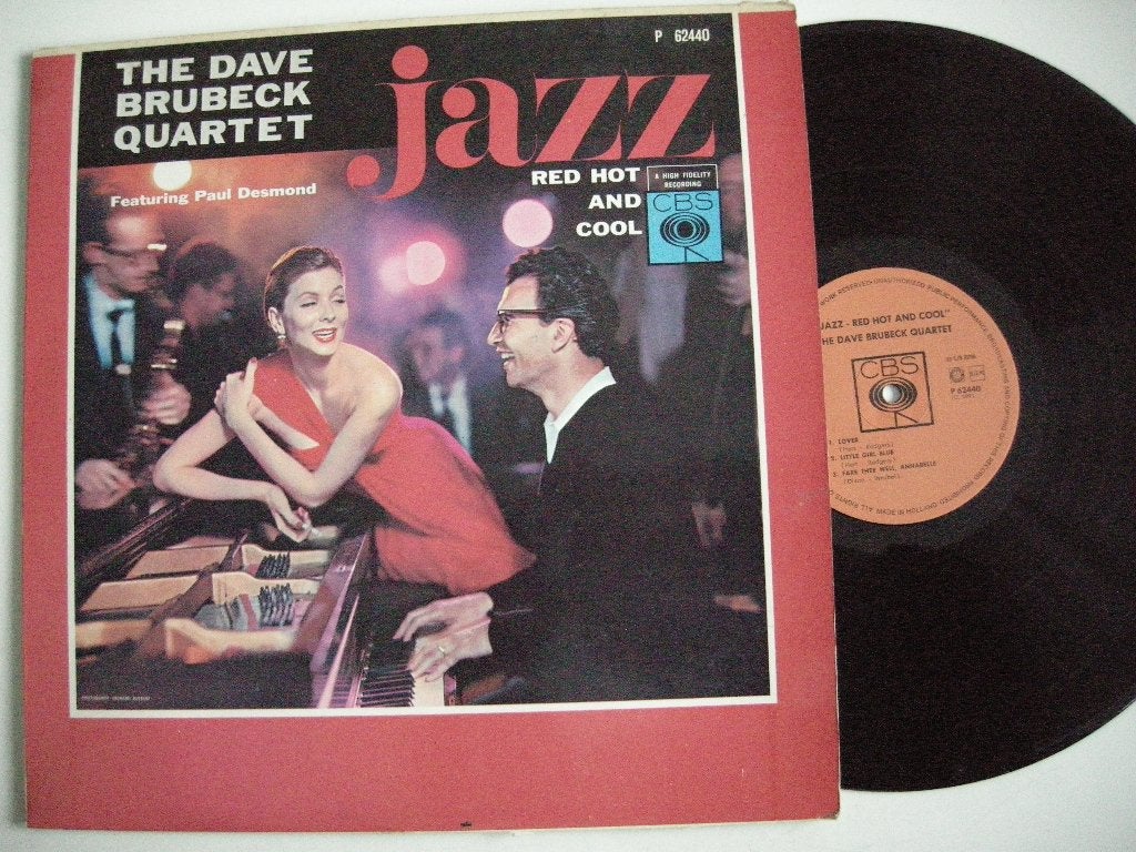The Dave Brubeck Quartet Jazz Red Hot And Cool - LP zgan, Ophalen, LP, Zo goed als nieuw, 12 inch