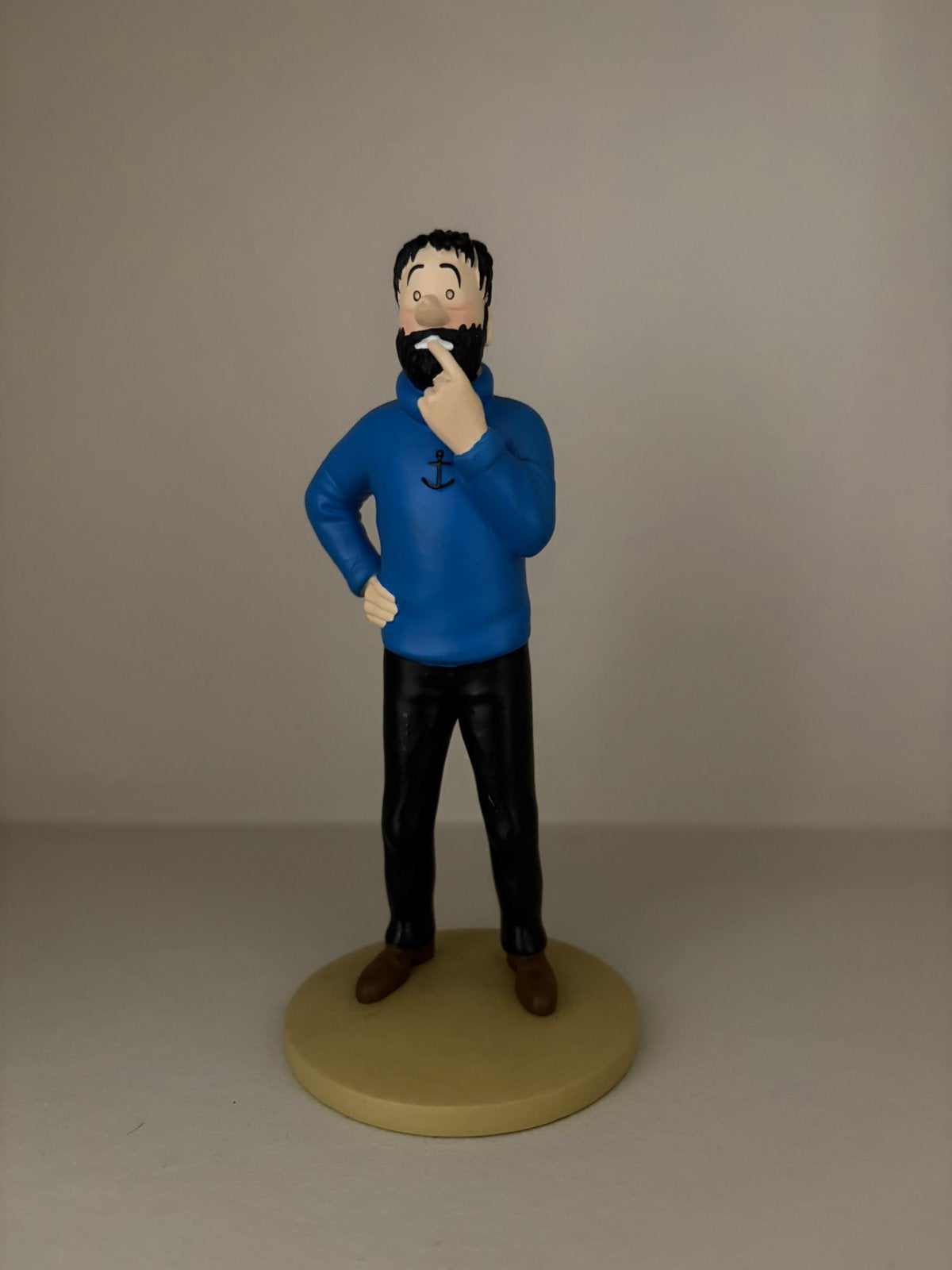 Kuifje/Tintin beeld Haddock Twijfel Moulinsart, Ophalen of Verzenden, Kuifje, Zo goed als nieuw, Beeldje of Figuurtje