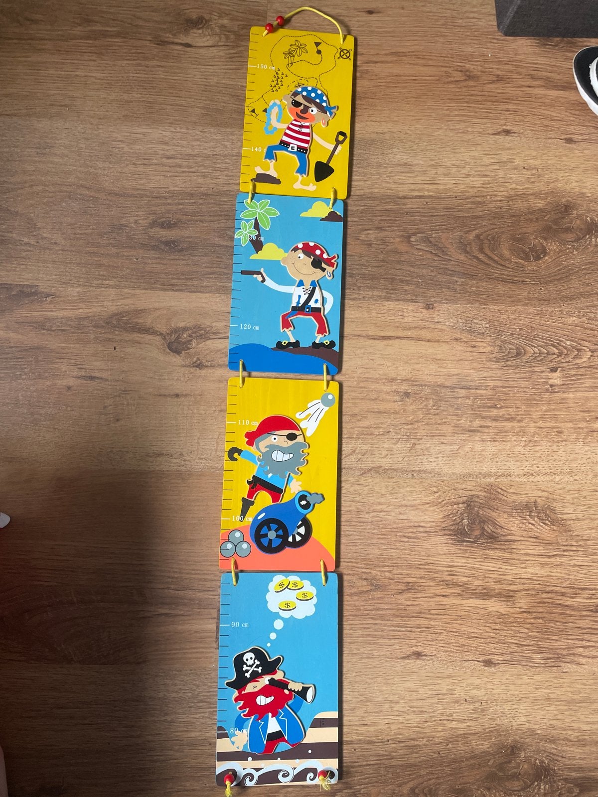 Leuke piraten groeimeter voor kinderen (80-154 cm), Ophalen of Verzenden, Gebruikt