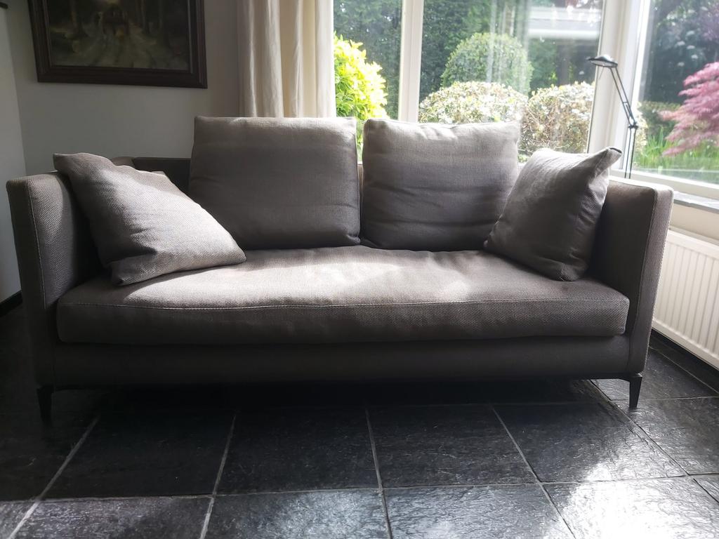 Minotti Bank, Ophalen, 150 tot 200 cm, Tweepersoons, 75 tot 100 cm