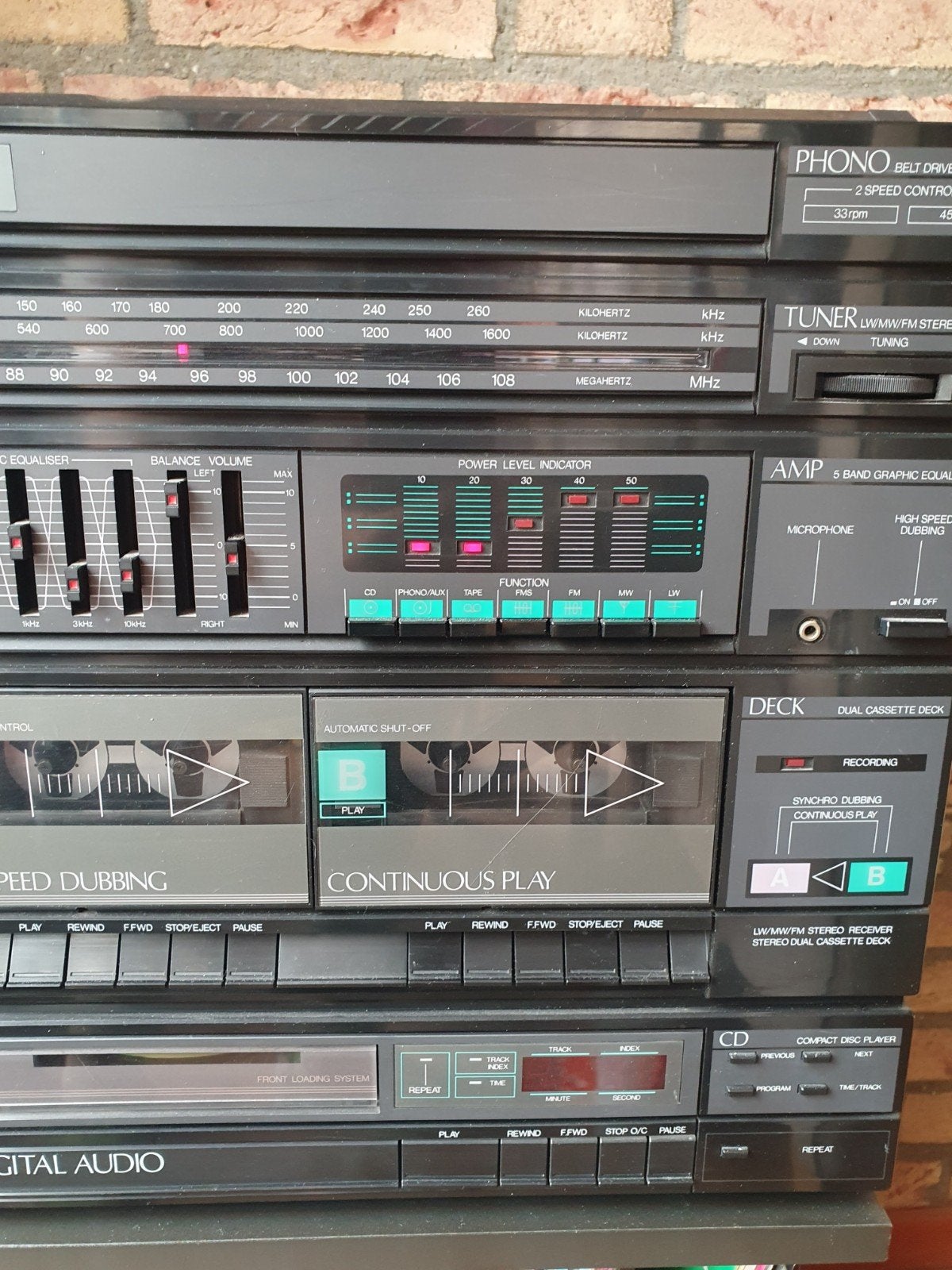 stereo toren Erres, Ophalen, Gebruikt