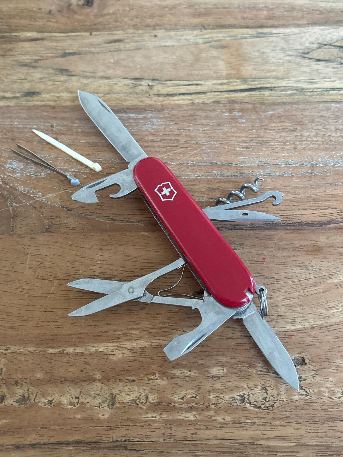 Victorinox Climber Zwitsers zakmes - Rood.  €20, Hobby en Vrije tijd, Ophalen of Verzenden, Gebruikt