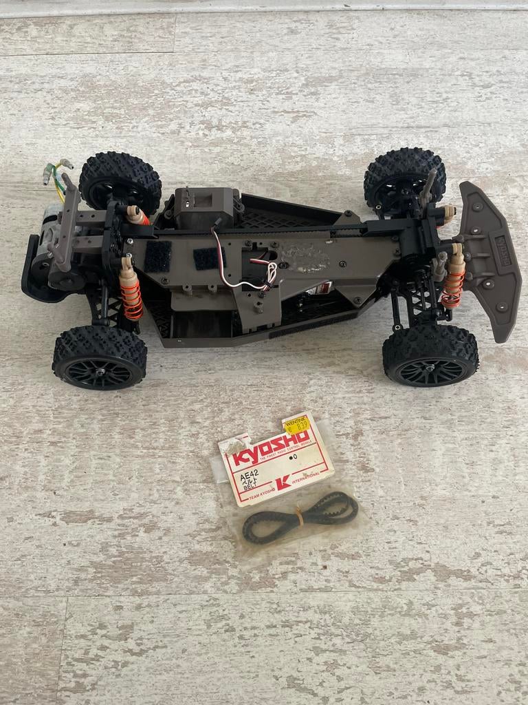 1994 Kyosho Pure Ten Alpha EP + new belt, Ophalen of Verzenden, Zo goed als nieuw, Overige schalen