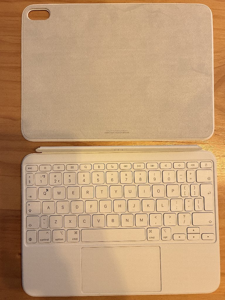 Originele Apple Magic Keyboard Folio, model A2695, Apple iPad, Wit, 11 inch, Ophalen of Verzenden