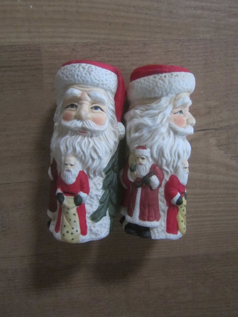 kerstman kaarsenstandaard, voor normale kaarsen 2 stuks, Ophalen of Verzenden, Zo goed als nieuw