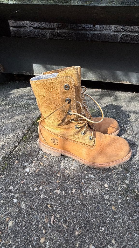 Timberland AUTHENTICS - Veterboots - wheat Dames maat 40, Kleding | Dames, Geel, Zo goed als nieuw, Timberland, Wandelschoenen
