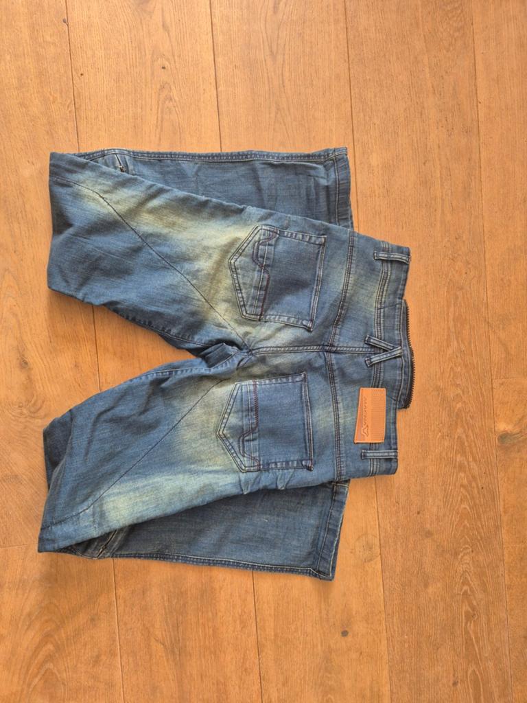 Macna motor spijkerbroek maat 30, Motoren, Kleding | Motorkleding, Ophalen of Verzenden, Tweedehands, Broek | textiel