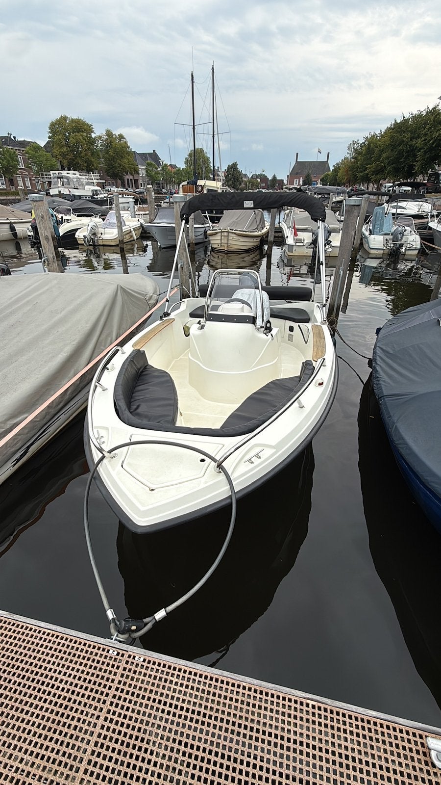 Topcraft 480 sport met 60 pk Yamaha, Ophalen, 60 pk, Gebruikt, Viertaktmotor