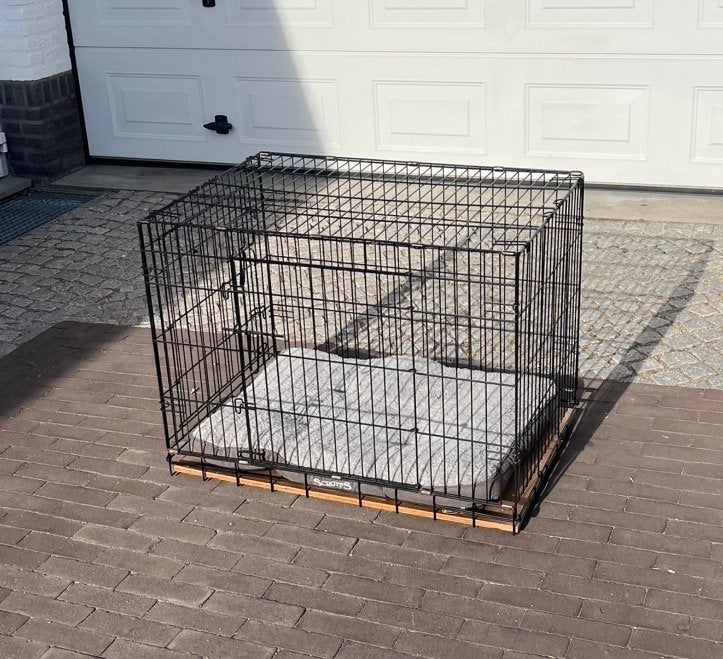Puppy bench, Ophalen, Zo goed als nieuw