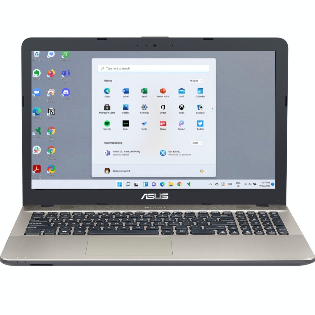 15.6 Asus F552 Amd A4 5100, 12gb, 128gb, SSD, Win11 pro, ZGA, B, 2 tot 3 Ghz, 15 inch, Ophalen of Verzenden