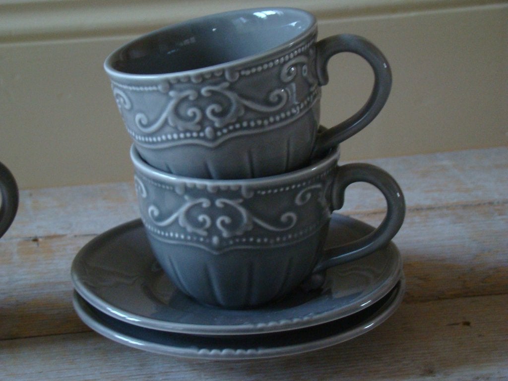 Servies Countryfield, donker, zo goed als nieuw, Overige merken, Overige typen, Ophalen of Verzenden, Zo goed als nieuw
