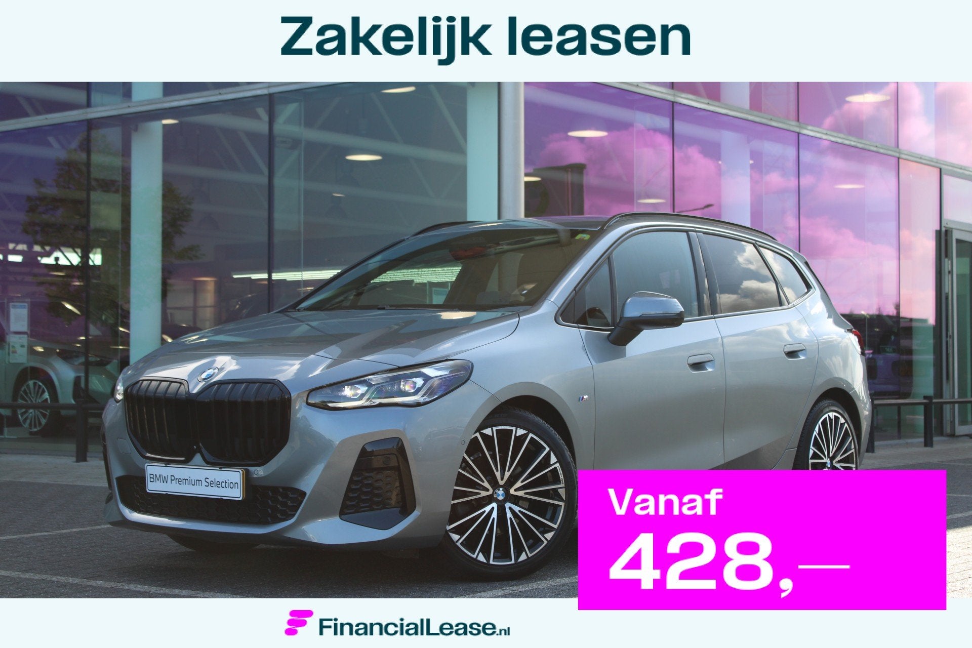 BMW 2 Serie Active Tourer 220i M Sport Automaat / Trekhaak /, Dealer onderhouden, Gebruikt, 156 pk, Met garantie (alle)