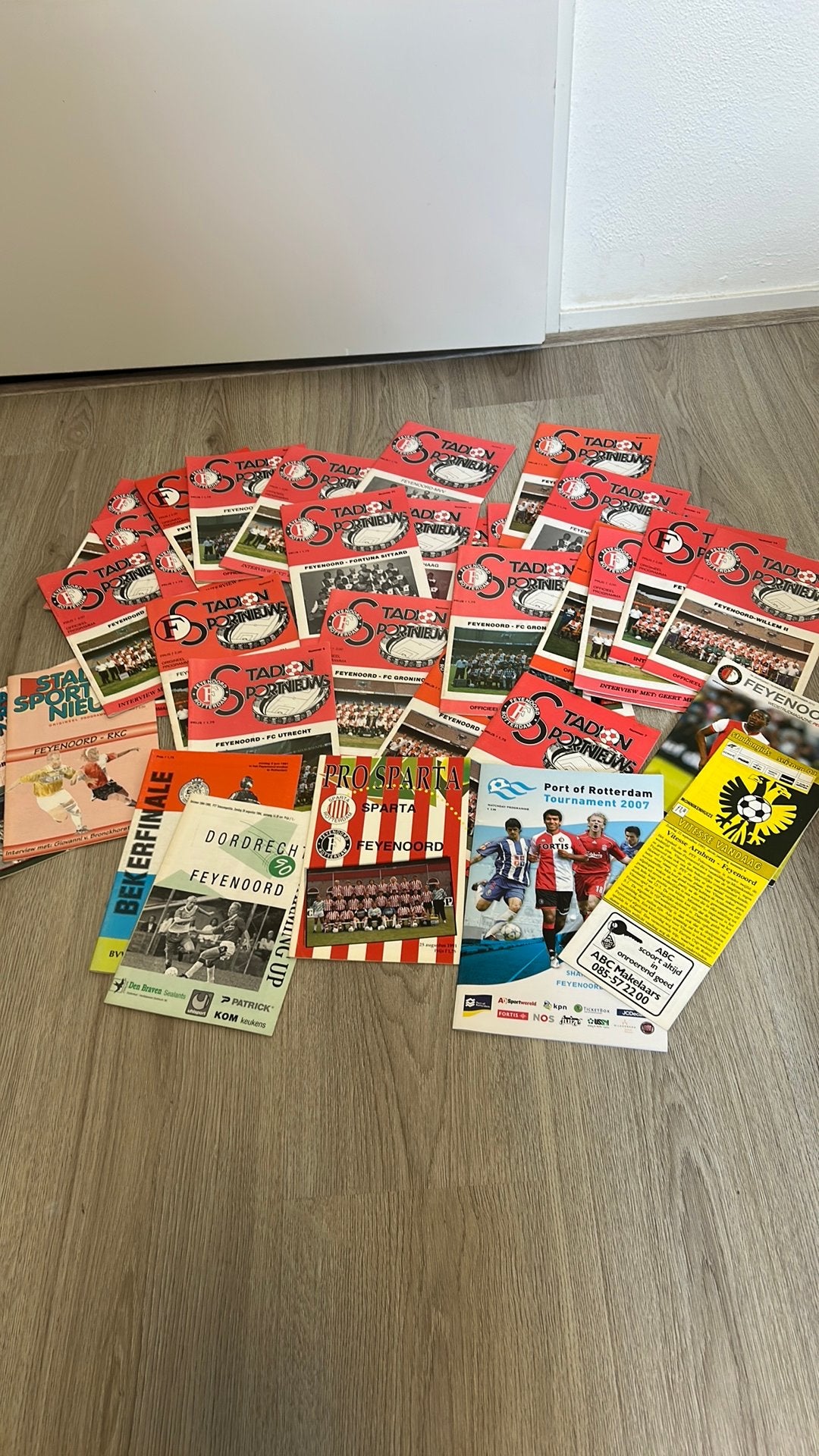 Programmaboekjes Feyenoord, Verzamelen, Ophalen of Verzenden, Gebruikt, Feyenoord, Boek of Tijdschrift