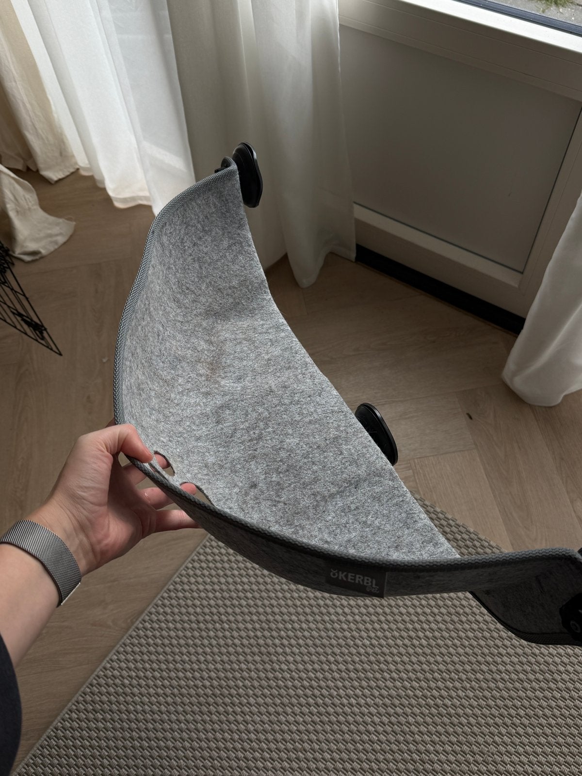 Gratis kattenhangmat voor aan het raam, Dieren en Toebehoren, Ophalen of Verzenden, Zo goed als nieuw