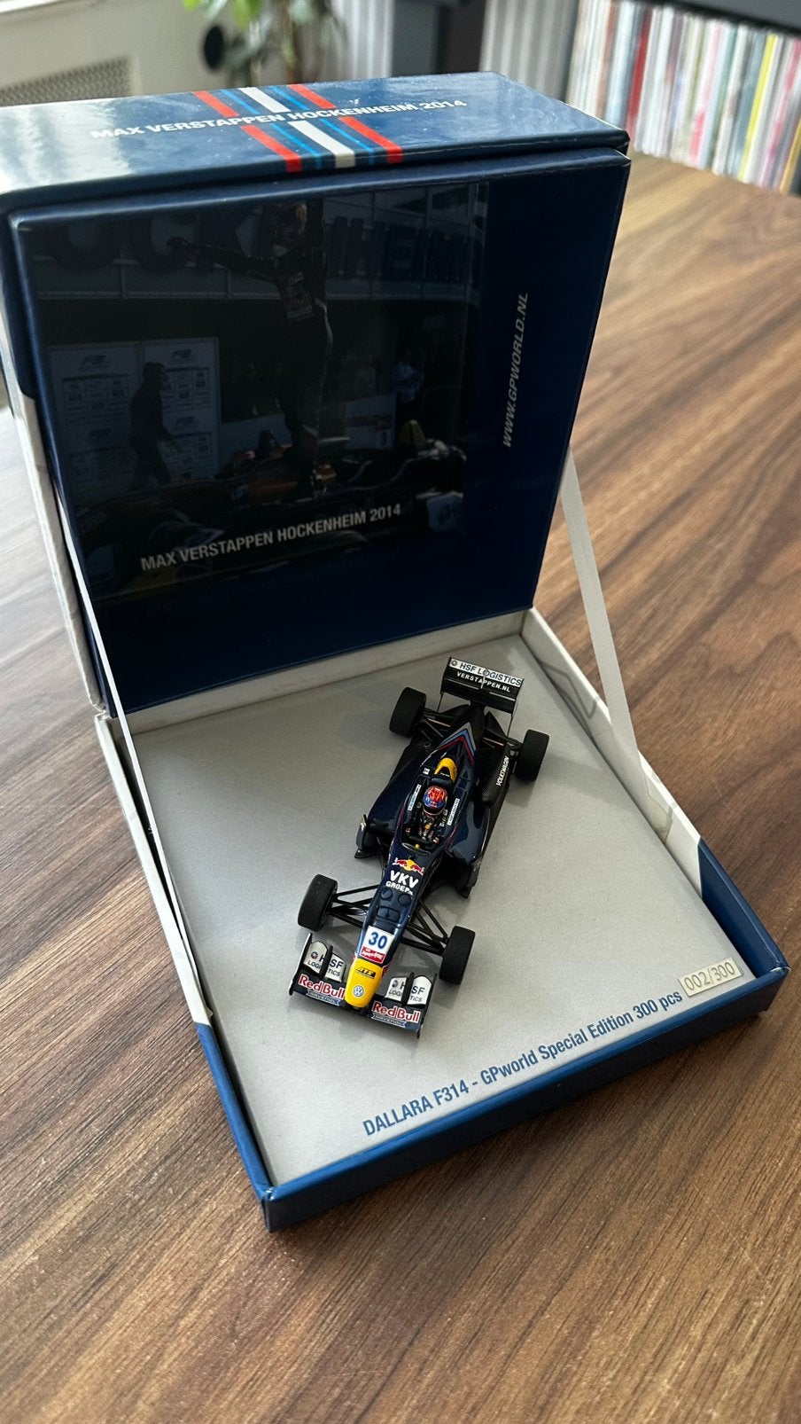 Max Verstappen Dallara F314 spark 1:43 special, Ophalen of Verzenden, Zo goed als nieuw, Formule 1