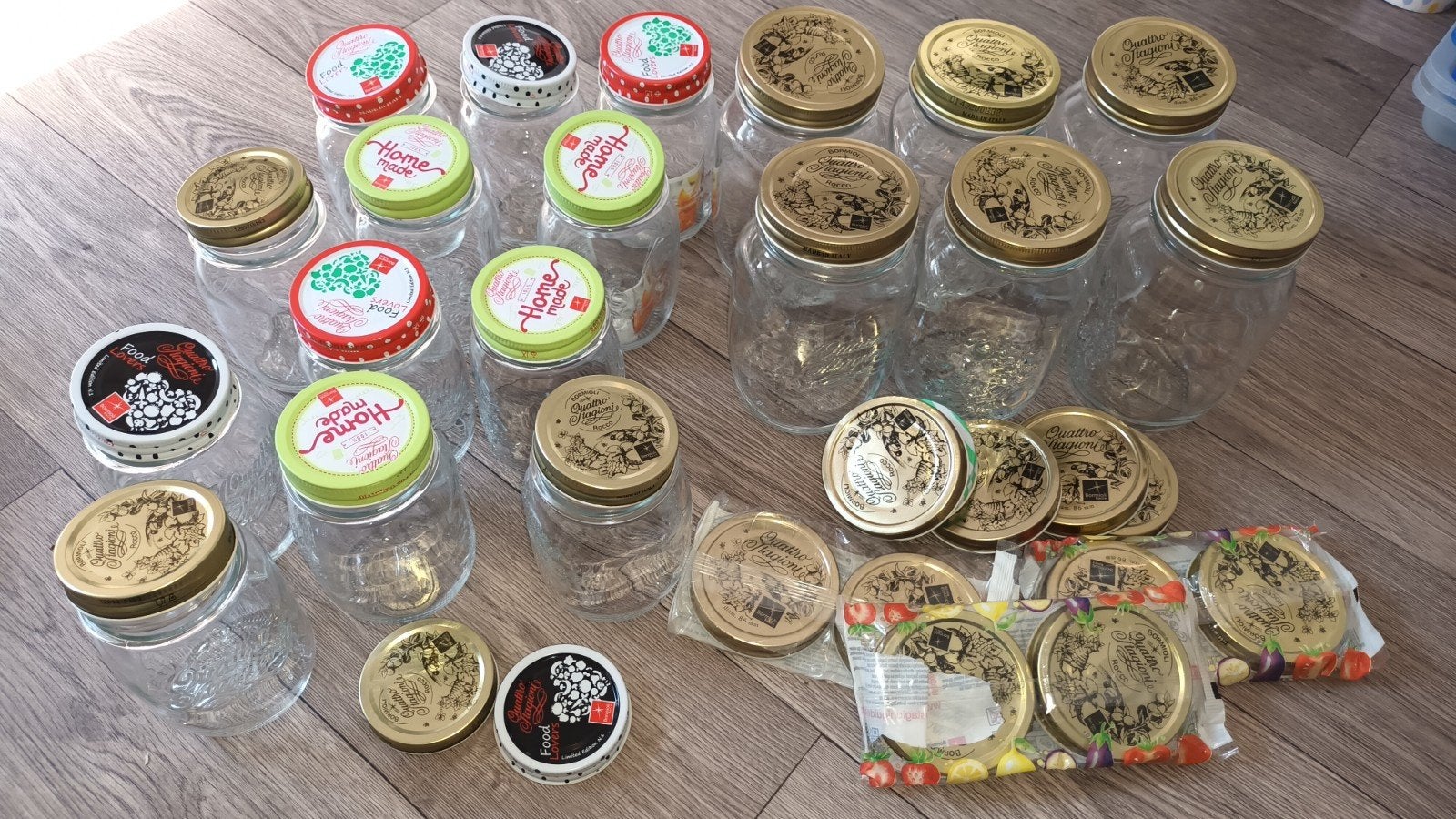 18 inmaakpotten., Huis en Inrichting, Keuken | Potten en Pannen, Ophalen of Verzenden, Zo goed als nieuw, Glas, Pot, Bus of Blik