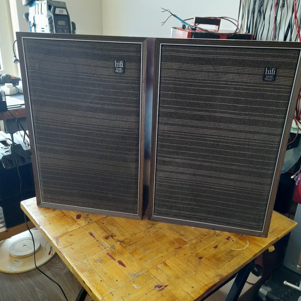 paar Aristona luidsprekers SX6486, Stereo speakers, Gebruikt, Minder dan 60 watt, Ophalen