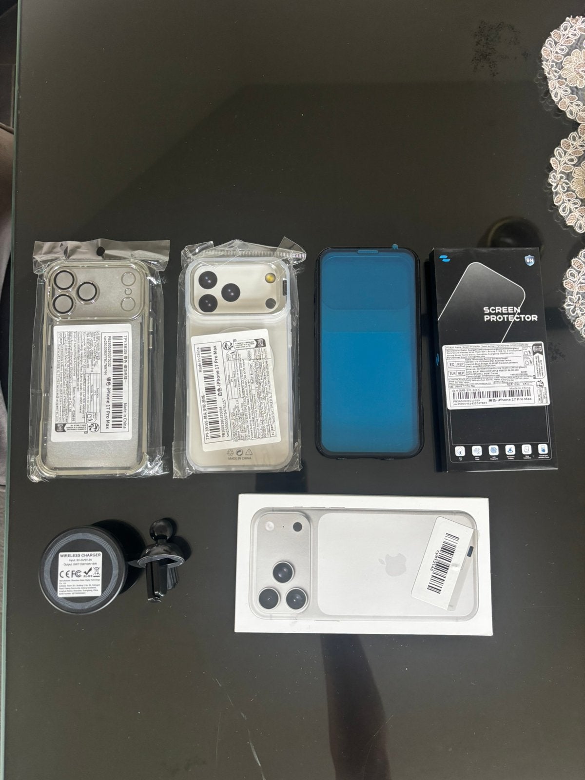 Iphone 17 pro max (grijze) nieuw 256 gb, Ophalen of Verzenden, Nieuw, Apple, Zilver