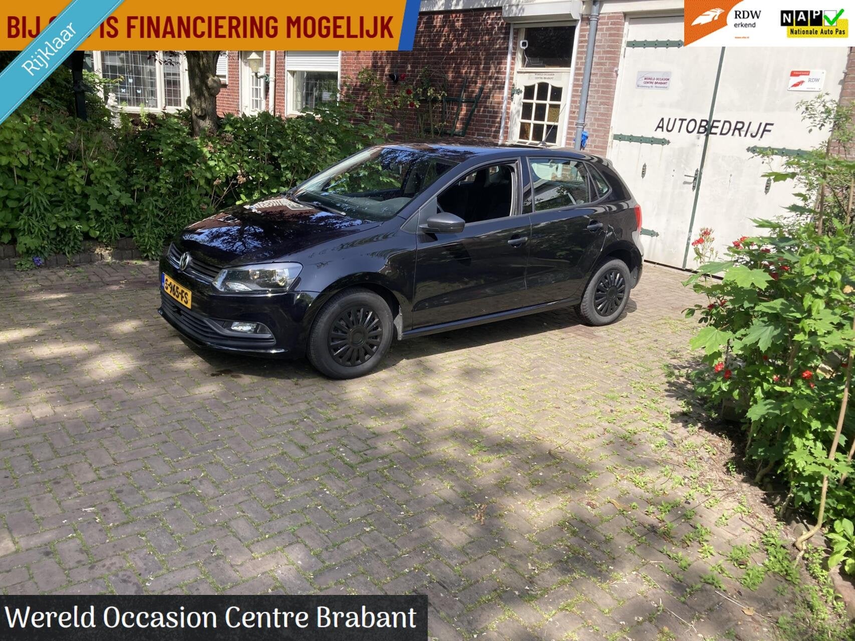Volkswagen Polo 1.0 Comfortline Edition apk 01 2027, Auto's, Euro 6, Zwart, Start-stop-systeem, Bedrijf