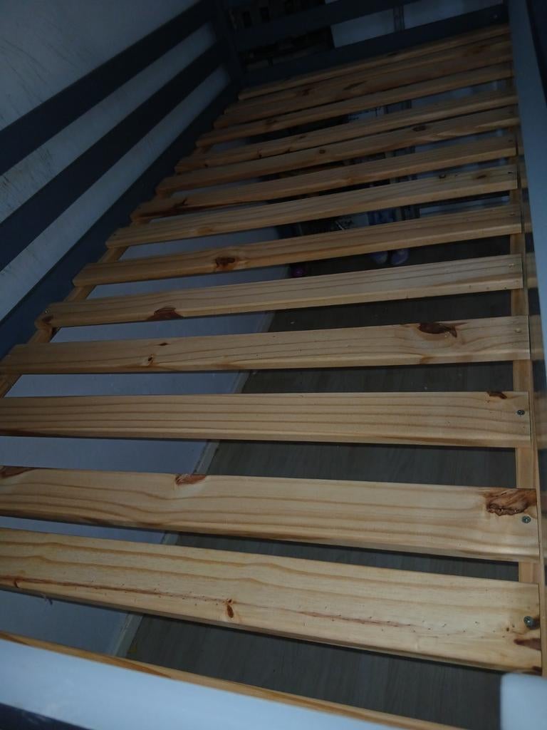 Halfhoogslaper te koop aangeboden, Kinderen en Baby's, Kinderkamer | Stapelbedden en Hoogslapers, Ophalen