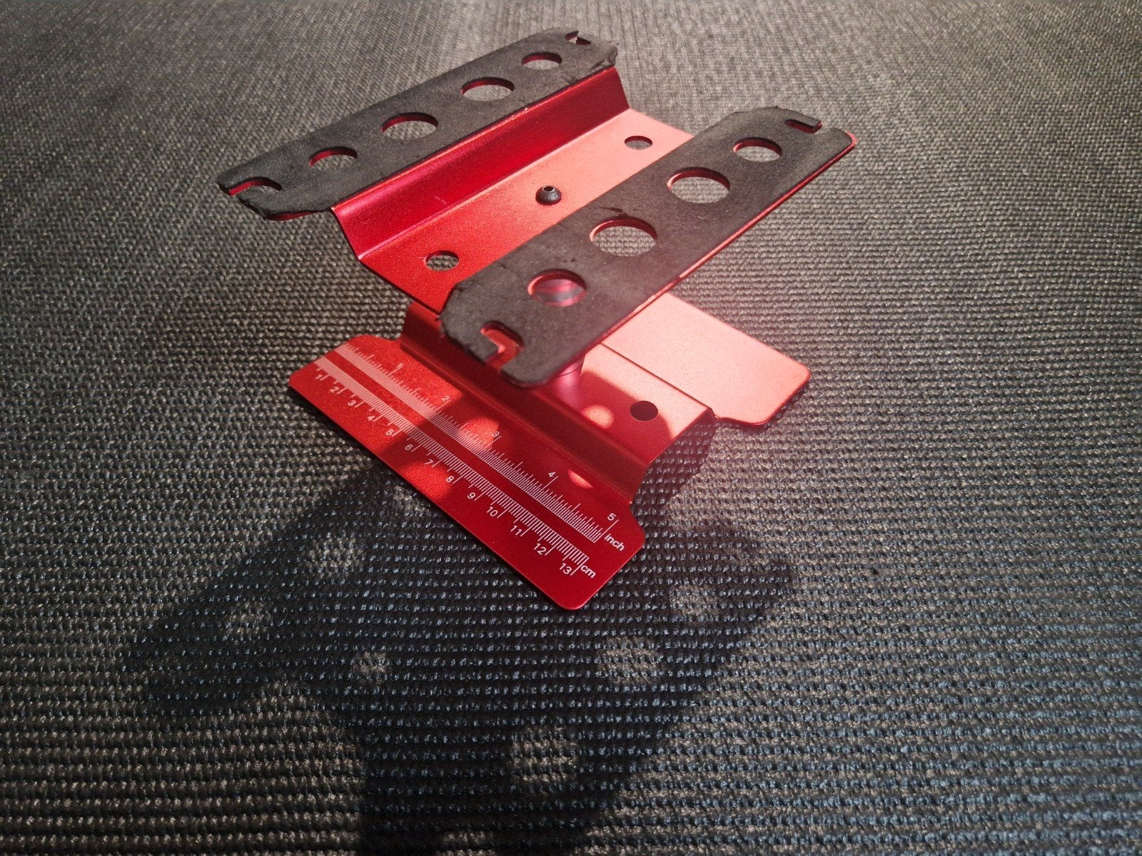 rc steun rood aluminium, Ophalen of Verzenden, Gebruikt