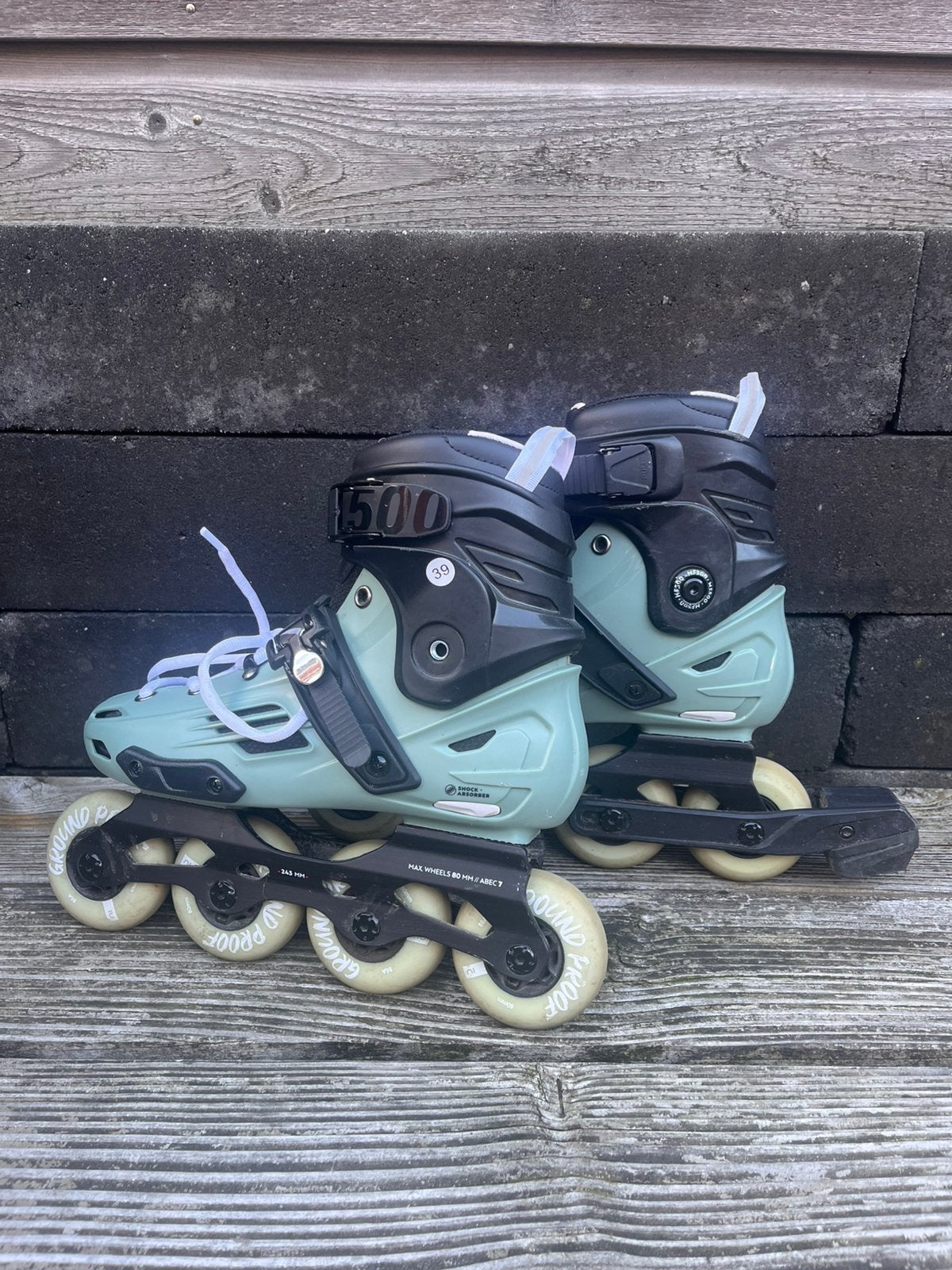 Skeelers Oxelo maat 39, Inline skates 4 wielen, Dames, Ophalen, Overige merken