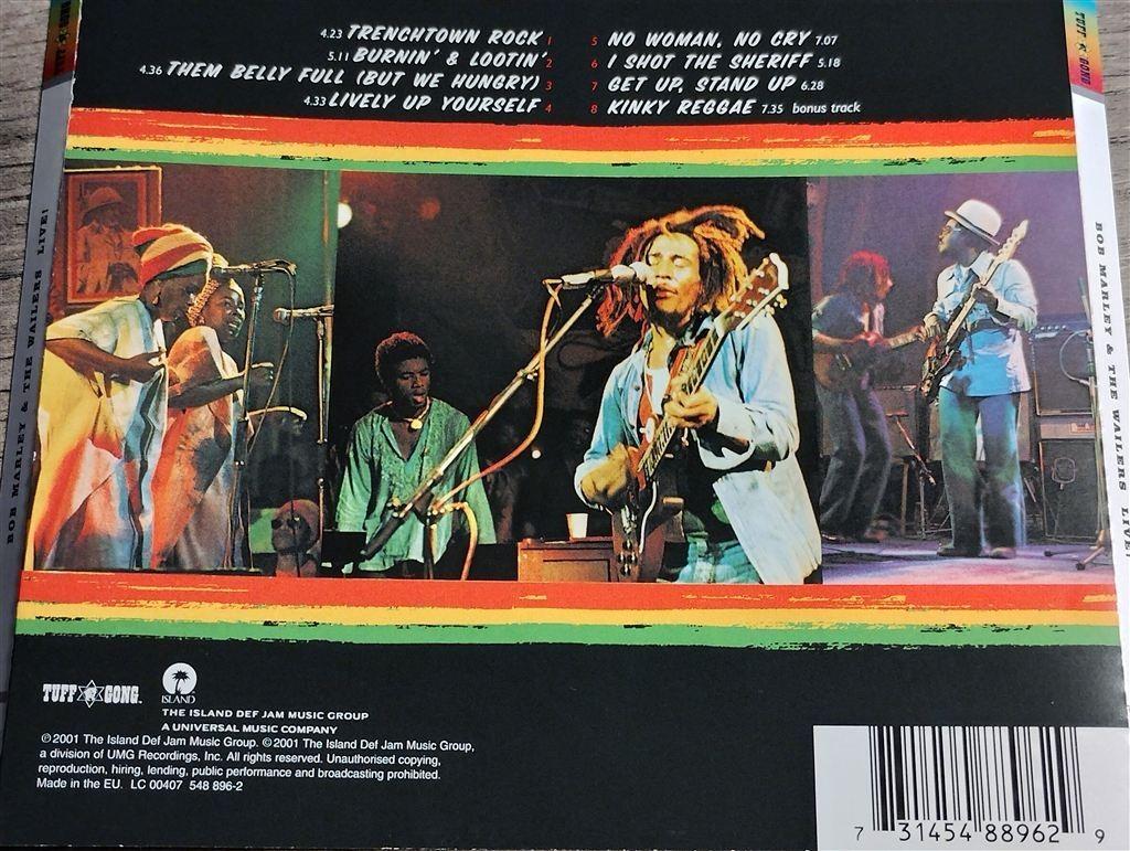 Bob Marley & The Wailers - Live [Remasters], Ophalen of Verzenden, Zo goed als nieuw