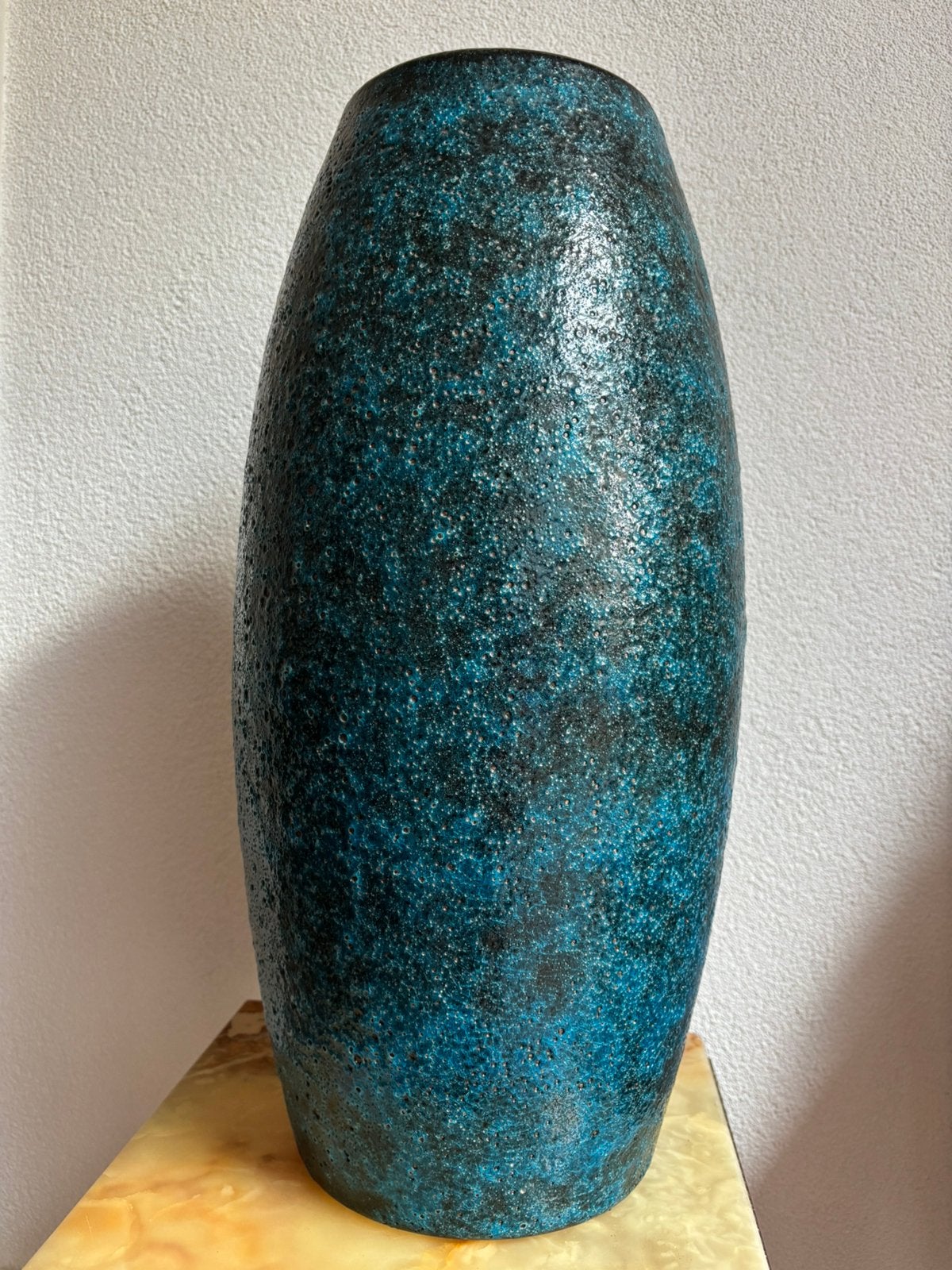 XL fat lava vaas Scheurich Keramik West-Germany 50 cm 248-50, Ophalen of Verzenden