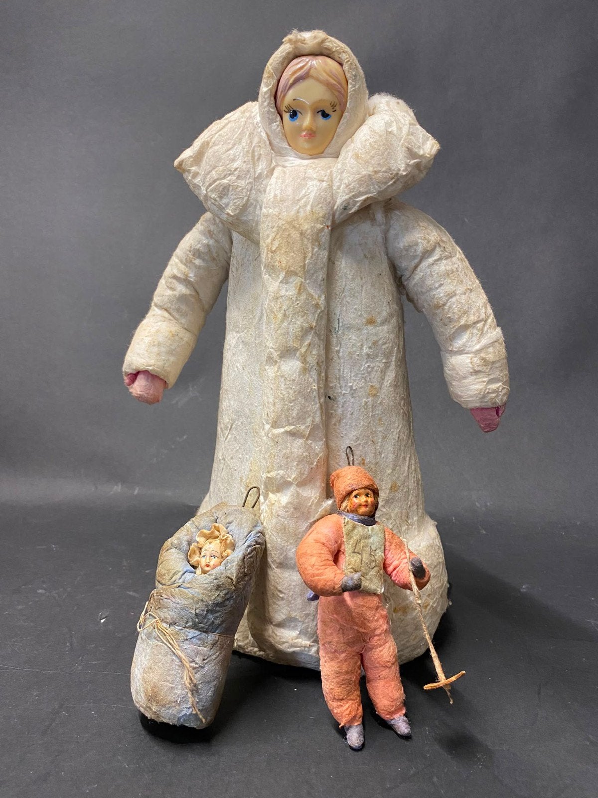 Antieke grote sneeuwpop kerst, Verzenden