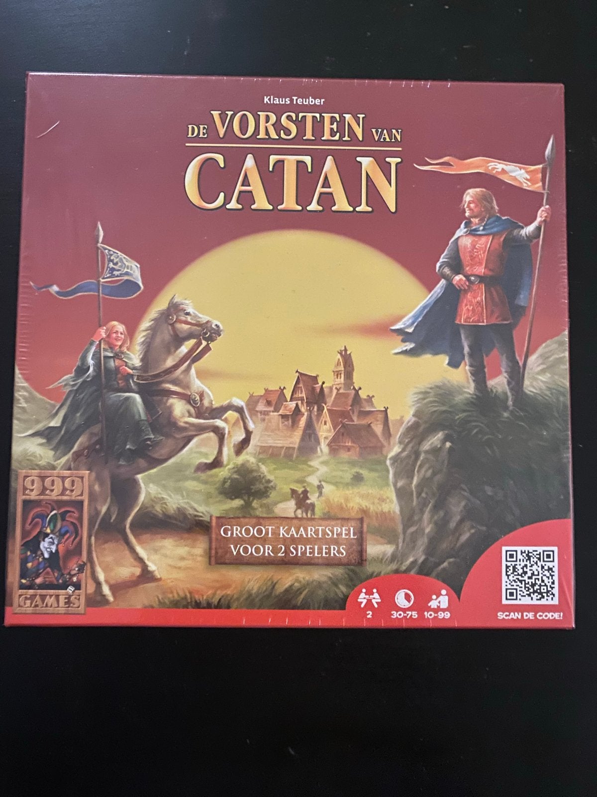 De Vorsten van Catan - Groot Kaartspel, Hobby en Vrije tijd, Gezelschapsspellen | Kaartspellen, Een of twee spelers, Ophalen of Verzenden