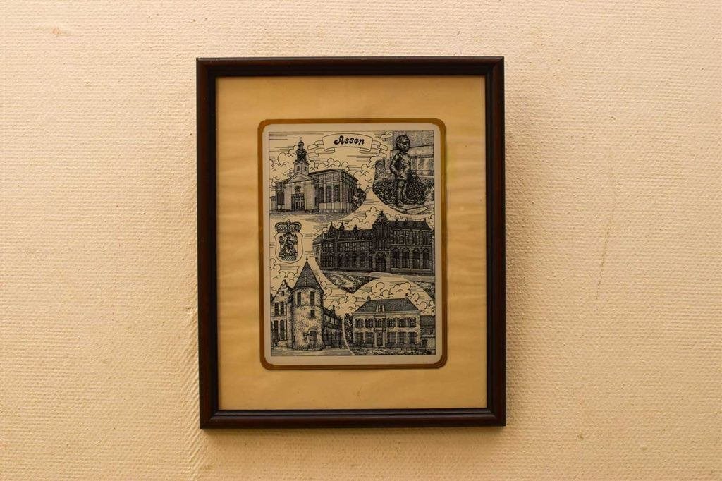 Prent/tekening van assen 50700, Ophalen of Verzenden, Gebruikt, Barbie