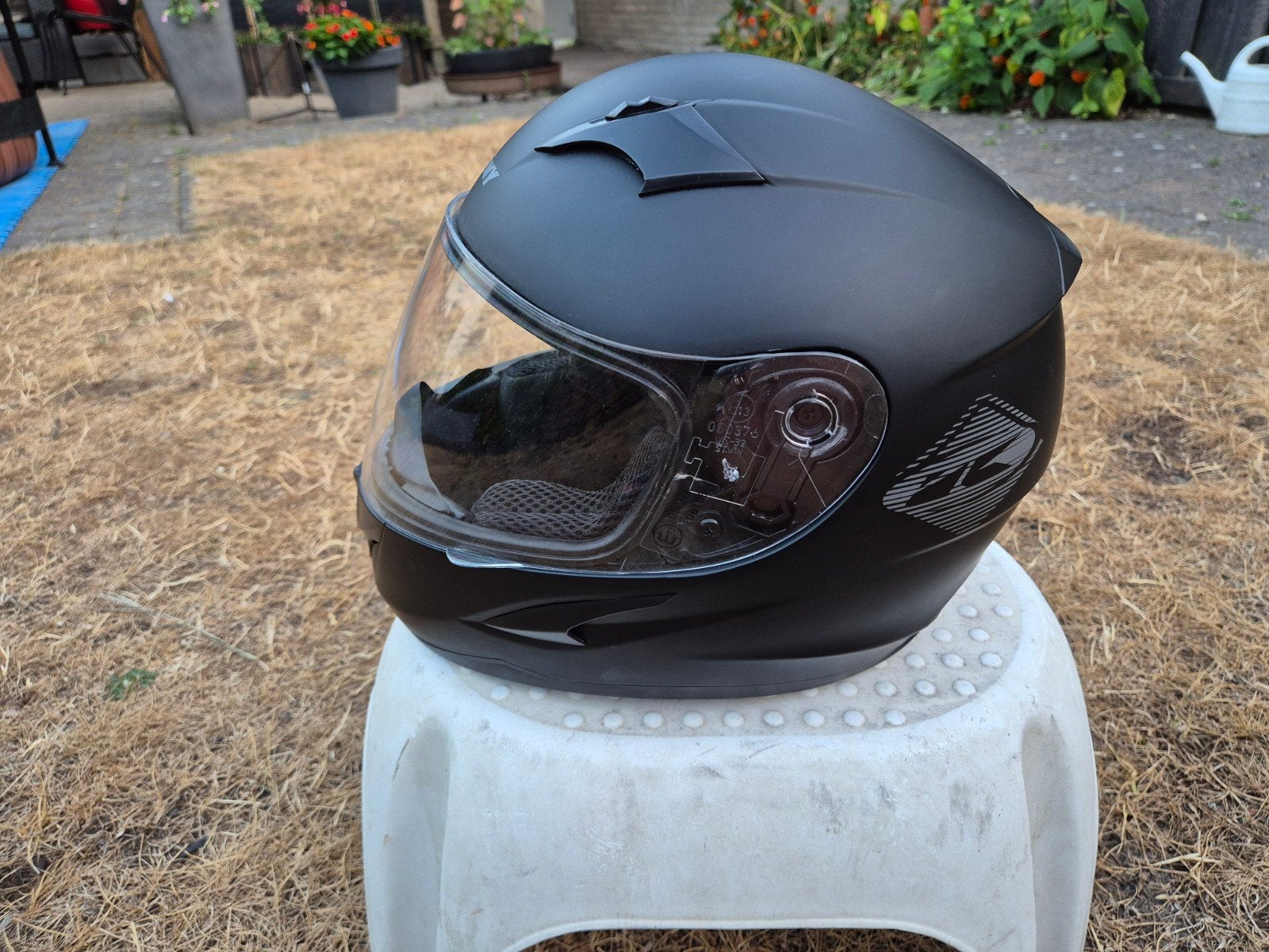 Kinder motorhelm - Kenny Targa - Maat S (YL 52), Kinderen, Integraalhelm, S, Tweedehands