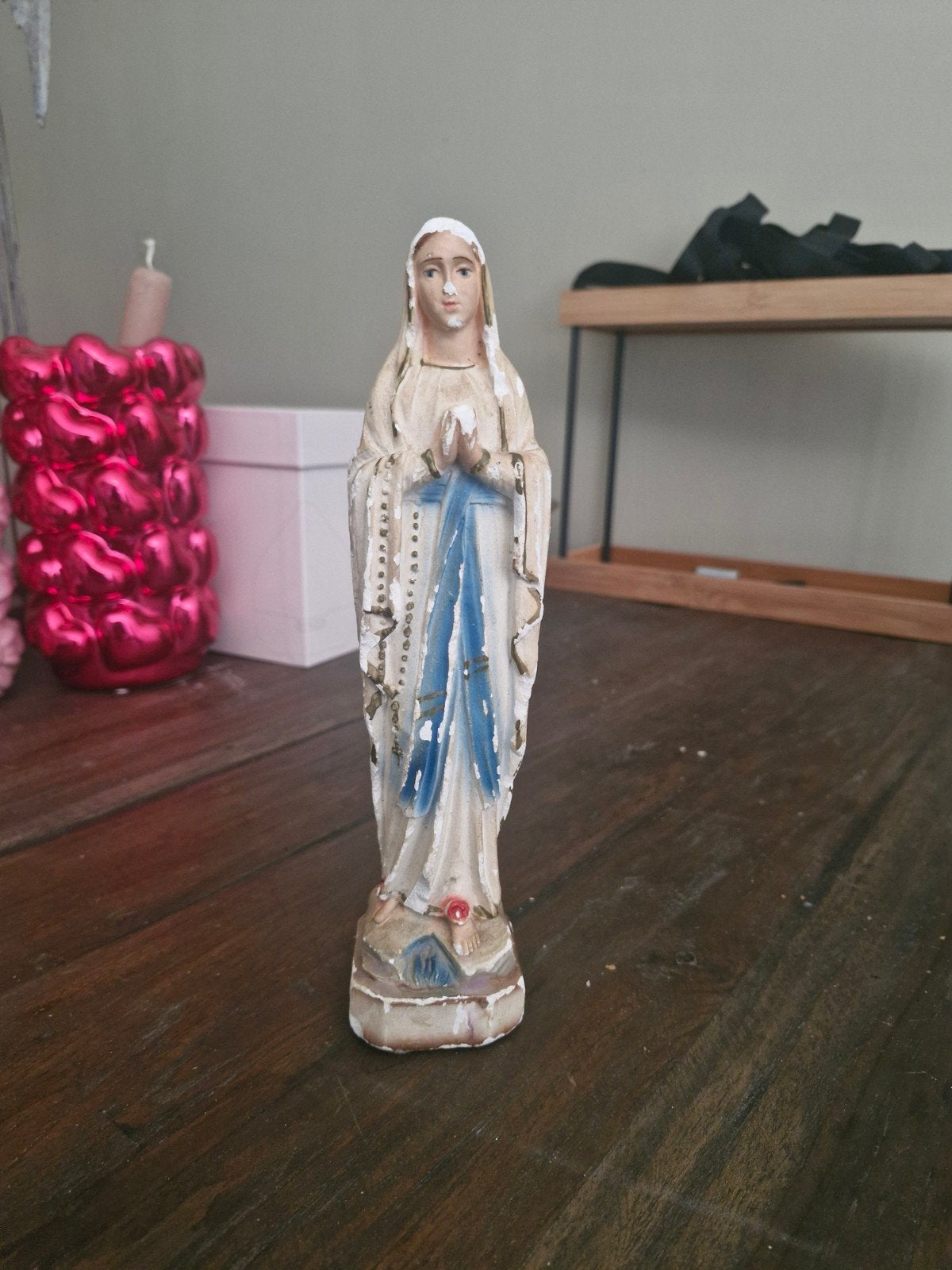 Vintage Mariabeeldje - Religieus Beeld, Ophalen