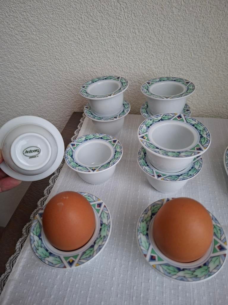 Eierdoppen Arzberg servies nieuw 10 voor €27.50, Overige typen, Nieuw, Ophalen of Verzenden, Overige stijlen