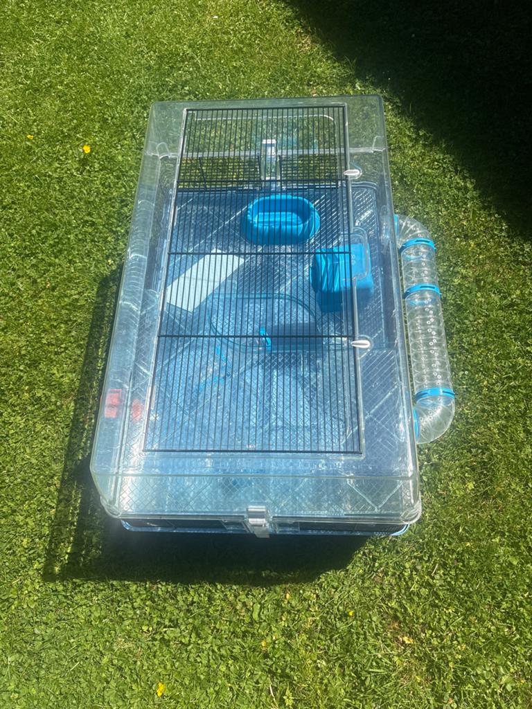 Zgan hamsterkooi 100x50, Dieren en Toebehoren, Ophalen of Verzenden, Zo goed als nieuw
