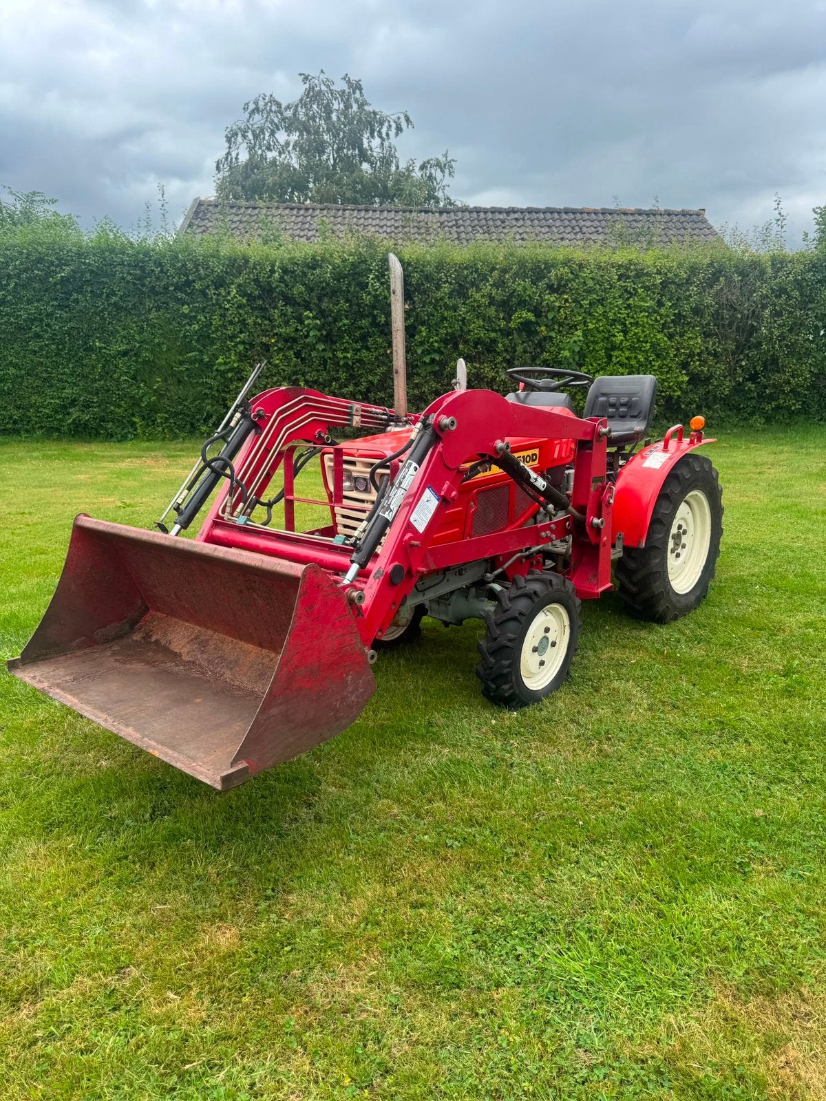 Yanmar mini trekker/mini tractor 1510 voorlader, Ophalen, Gebruikt