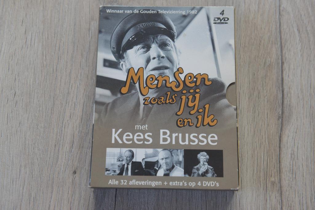 MENSEN ZOALS JIJ EN IK met KEES BRUSSE 4DVDbox winnaar, Cd's en Dvd's, Verzenden, Alle leeftijden, Zo goed als nieuw, Boxset