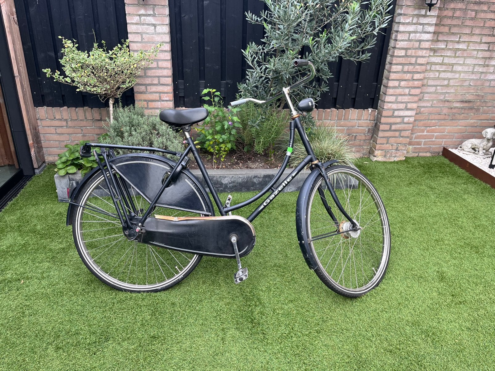 Damesfiets Gazelle, Fietsen en Brommers, Ophalen, Gebruikt, Terugtraprem