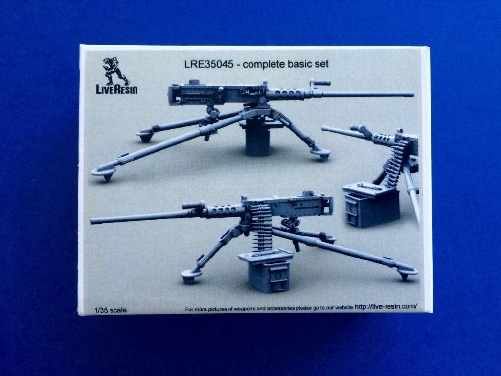 LiveResin	LRE35045	M2 Browning .50 Caliber Machine Gun on M3, Verzenden, Nieuw, 1:35 tot 1:50