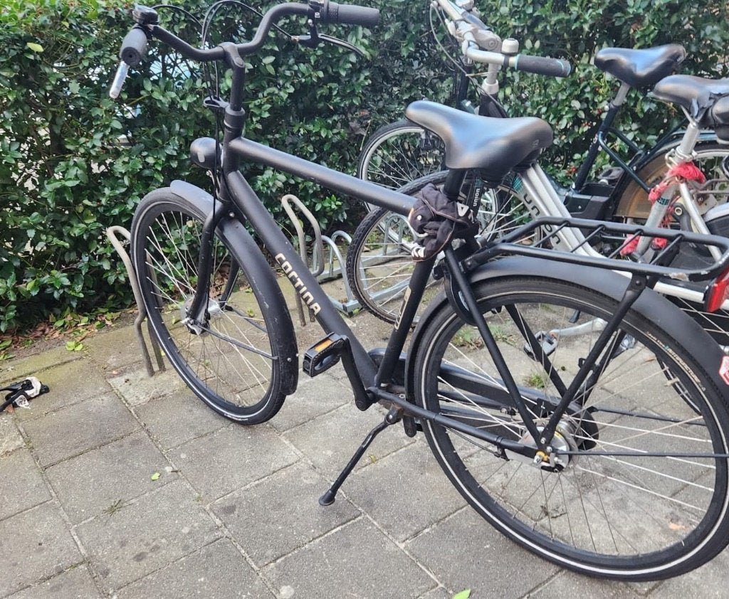 Herenfiets, Gebruikt, Versnellingen, Schijfrem, 53 tot 57 cm