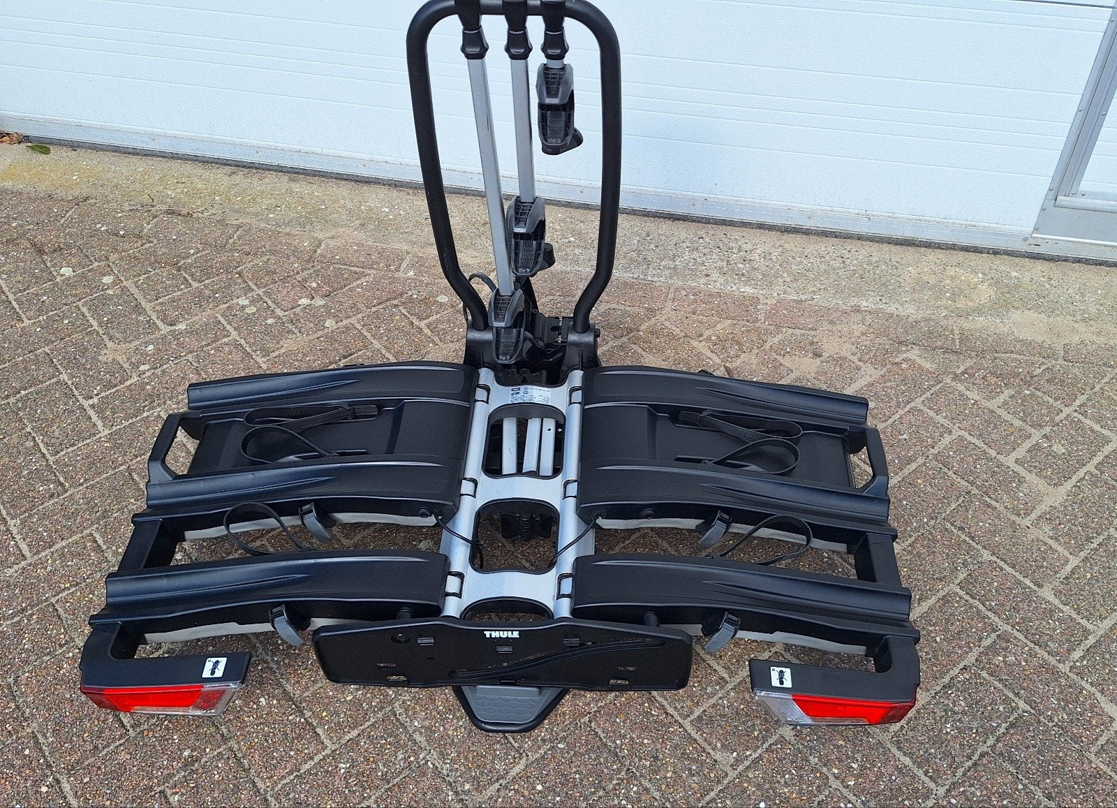 thule easyfold 934 + oprijgoot voor 3 ( electrische)fietsen, Ophalen, 3 fietsen of meer, Elektrische fiets, Zo goed als nieuw