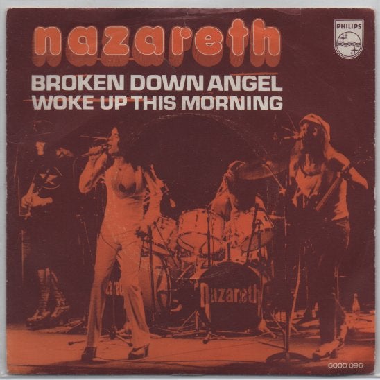 Nazareth- Broken down Angel, Gebruikt, 7 inch, Ophalen of Verzenden, Beschermende buitenhoes