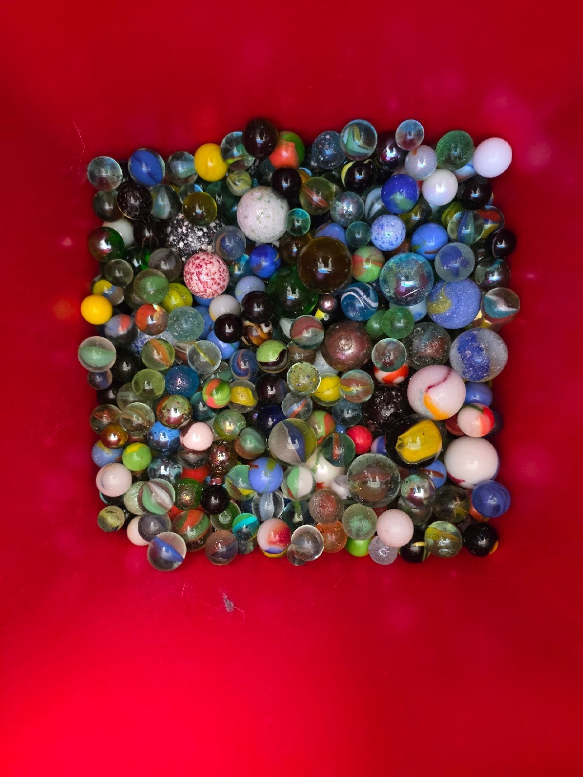 Grote partij knikkers, 3.6 kg, diverse maten en kleuren, Ophalen of Verzenden, Gebruikt, Jongen of Meisje
