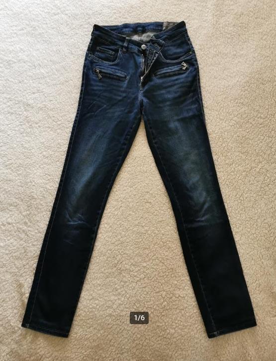 Para Mi Spijkerbroek. Kleur blauw. Merk: Para Mi, Skinny Fit, Para Mi, Blauw, Ophalen of Verzenden, Zo goed als nieuw
