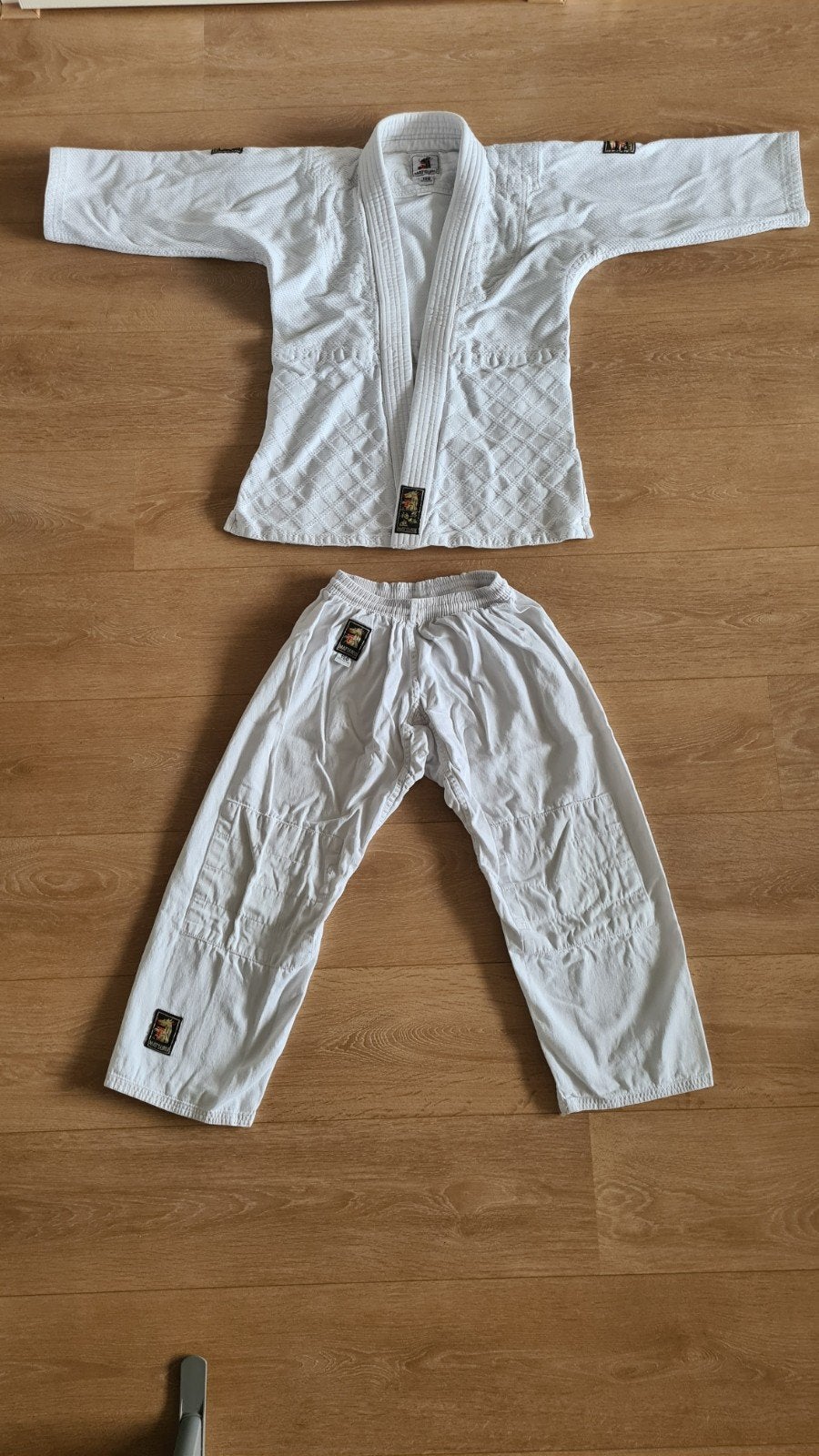 Matsuru Judo/Karate Pak Maat 150 (zonder band), Ophalen of Verzenden, Gebruikt, Judo, Vechtsportpak
