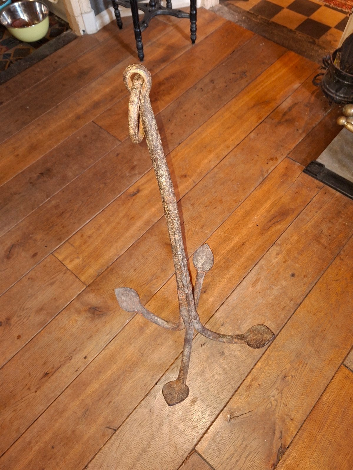 Antiek Stokanker - Decoratief Scheepsanker, Ophalen of Verzenden