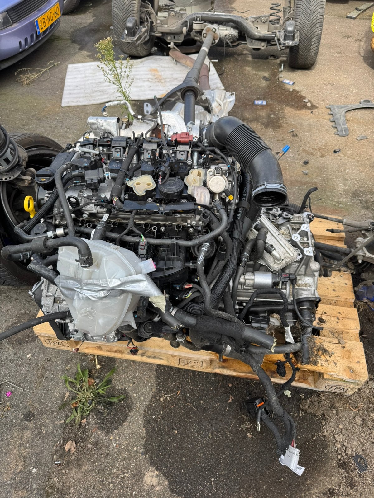 VW GOLF 8 R motor blok met automaatbak dsg, Auto-onderdelen, Ophalen of Verzenden, Audi