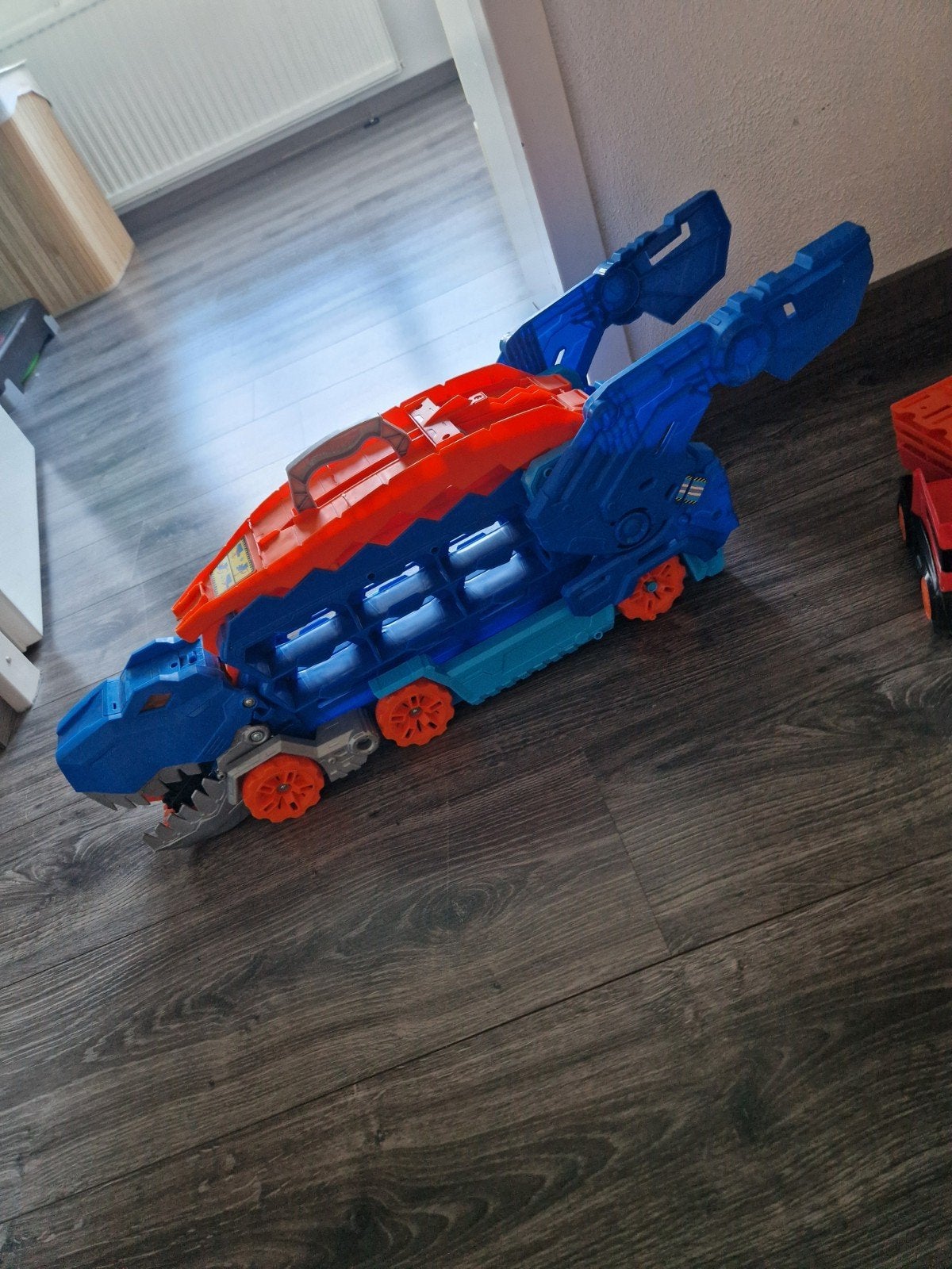 Hot Wheels T-Rex Super Transporteur Speelset, Ophalen of Verzenden, Zo goed als nieuw, Jongen of Meisje
