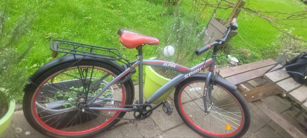 Spirit Alpha Fiets - Grijs/Rood, Ophalen of Verzenden