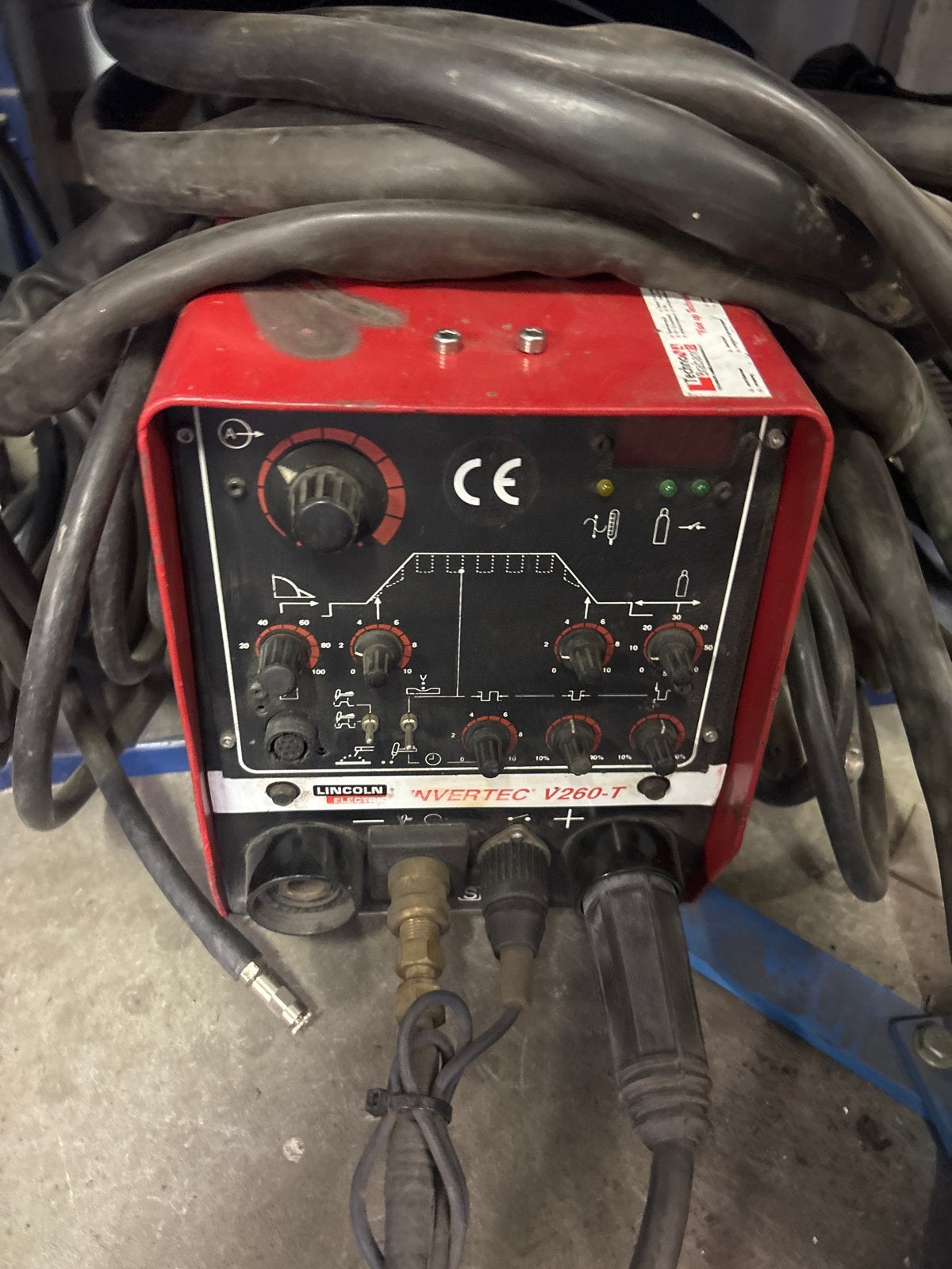Professionele TIG lasapparaat - Lincoln Invertec V260-T, Ophalen of Verzenden, Gebruikt, 250 ampère of meer, Tig